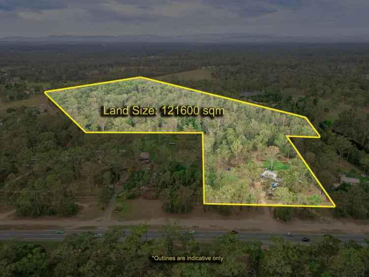 Buy 30 Acres Land Greenbank with House and Main Road Frontage