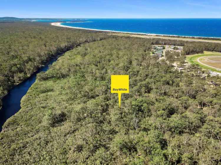 Buy land in Moruya with building entitlement and water features