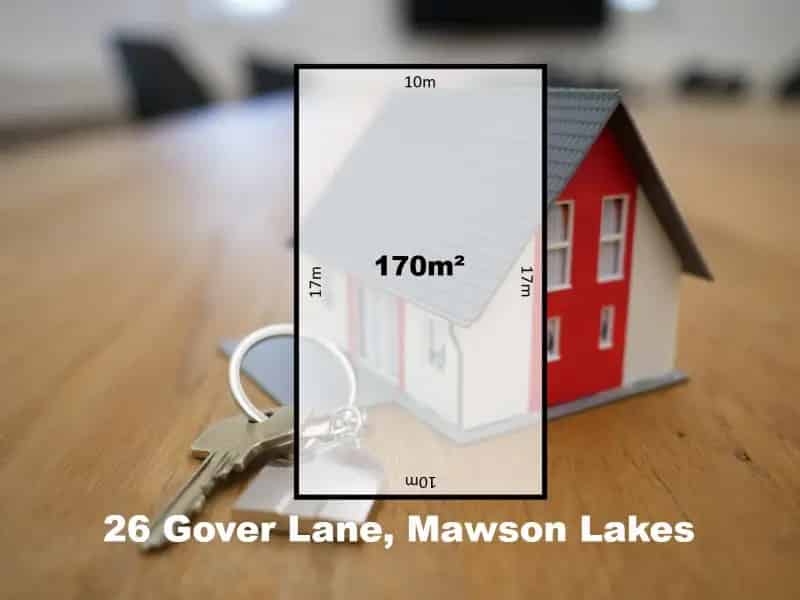 Buy land in Mawson Lakes with no easements and great features