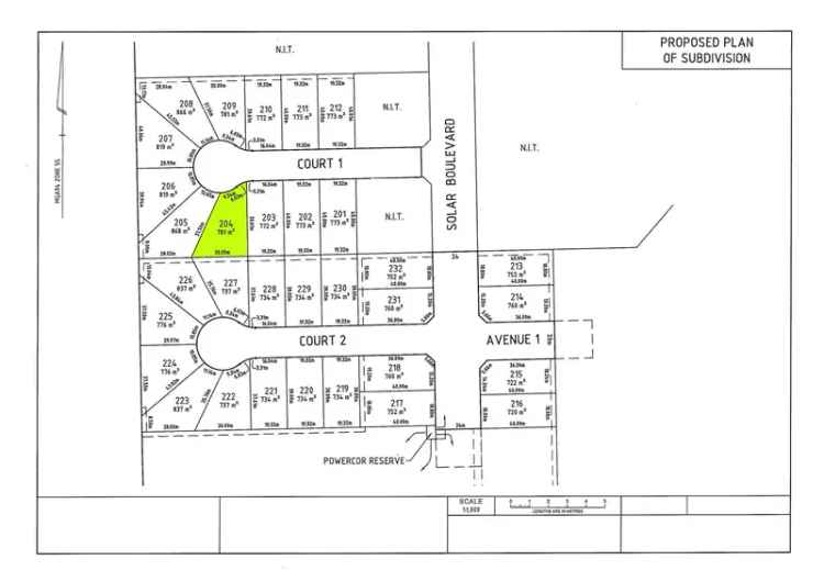 Buy Land Residential Subdivision in Sunrise Estate with Town Services