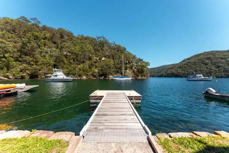 Deep waterfront home on the waters edge