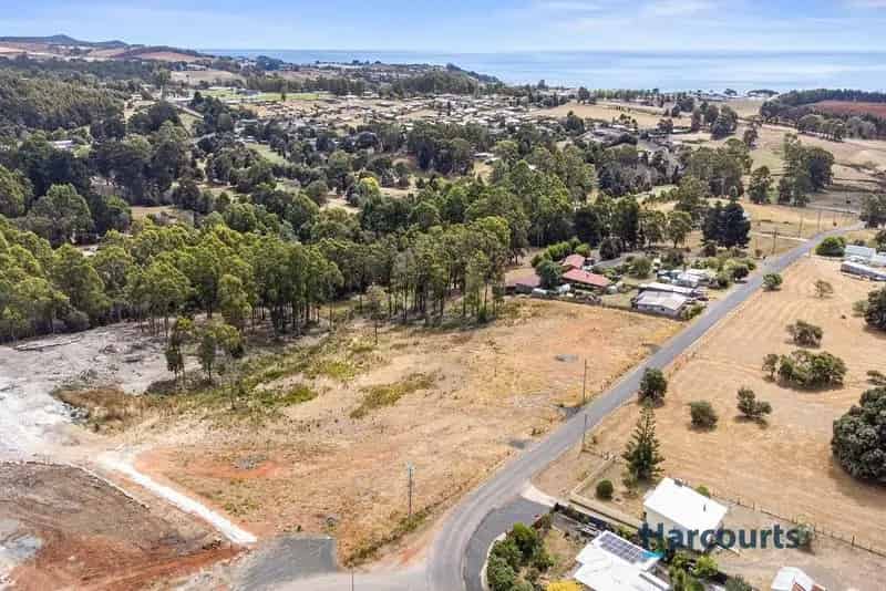 Buy rural living land in Penguin with building approval and services