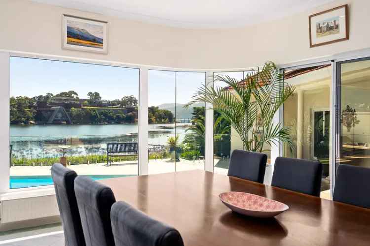 Waterfront Home with Boathouse Jetty Pool River Derwent Views