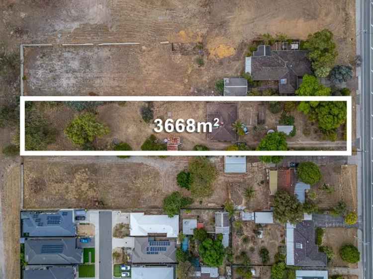 Huge 3668 Sqm Block Gosnells Development Opportunity