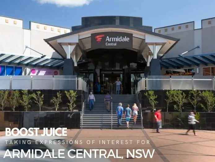 Expressions of Interest for Boost Juice Franchise in Armidale Central NSW