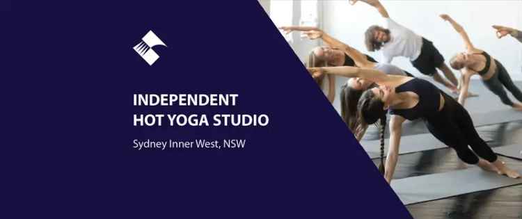 Buy Independent Hot Yoga Studio in Sydney Inner-West with Prime Location