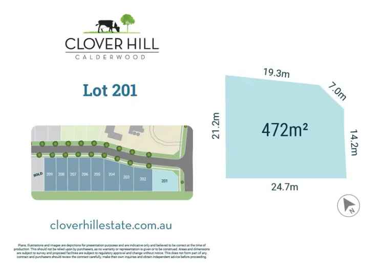 Lot 201 - 1 Shamrock Rise, Calderwood