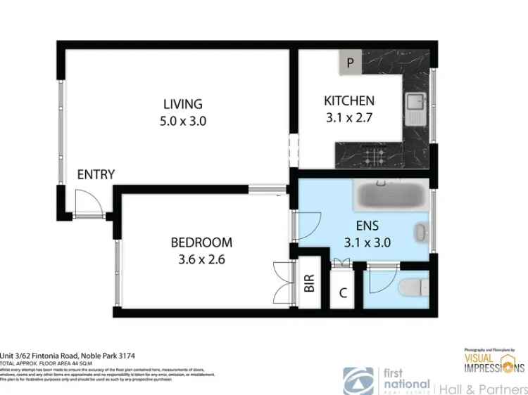 Furnished Studio Apartment near Melbourne University and RMIT