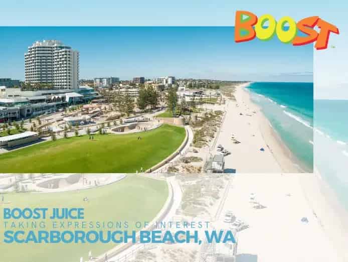Boost Juice at Scarborough Beach, WA - Taking expressions for interest!