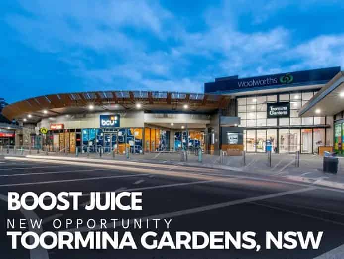 Purchase Boost Juice Franchise Opportunity in Toormina Gardens NSW