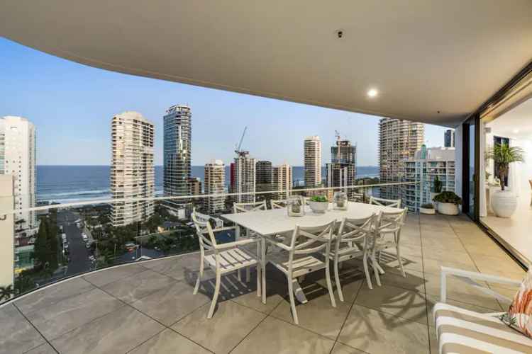 Whole floor beachside living in 'White' with 3 car spaces