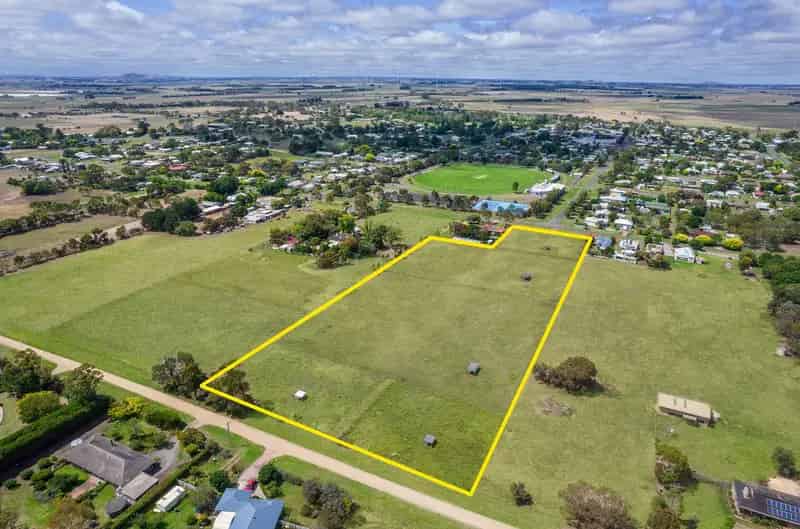 Buy land in Mortlake with dual road access and development potential