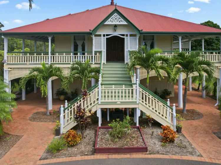 MAJESTIC QUEENSLANDER ON PARKLIKE ACREAGE - COASTAL POSITION - 4BED & OFFICE, 2 KITCHENS, 3 BATHROOMS AND MORE!