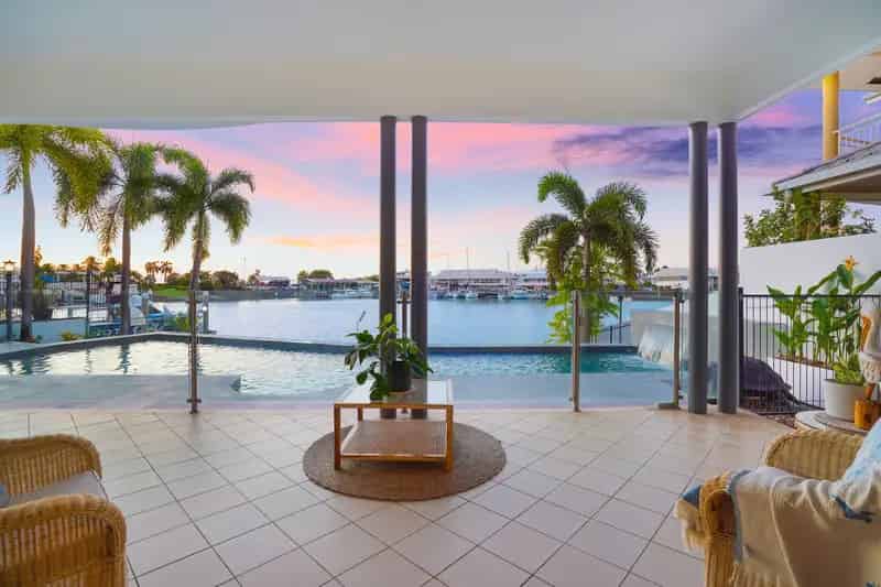 Buy luxury marina front home in Cullen Bay with stunning waterfront features