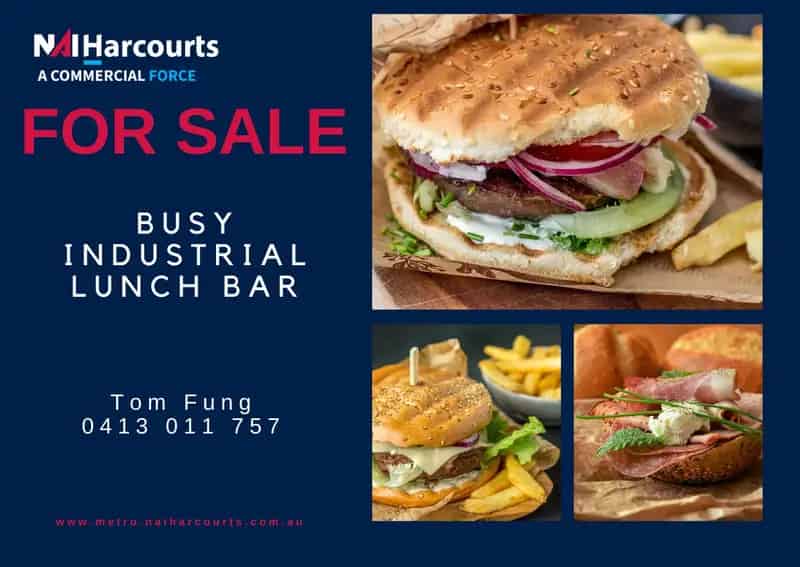 Buy Commercial Lunch Bar in Busy Industrial Location with Great Setup
