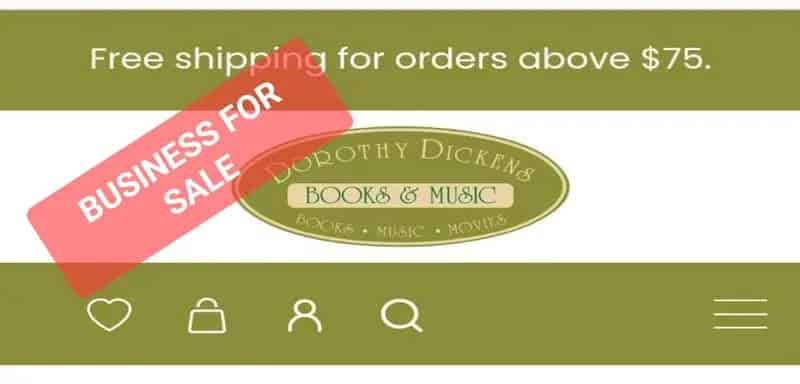 Buy Online Book Shop Business with Growth Potential in Colinton