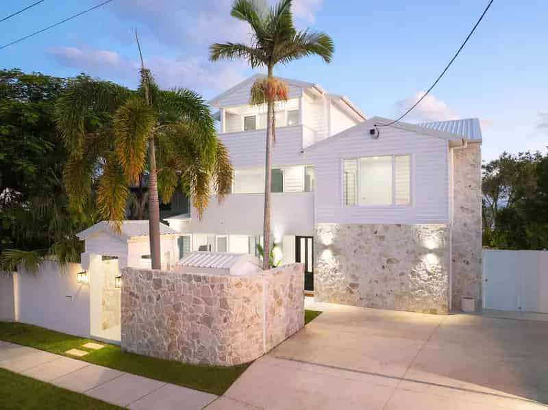 A Serene Statement of Waterfront Coastal Beach House Luxury