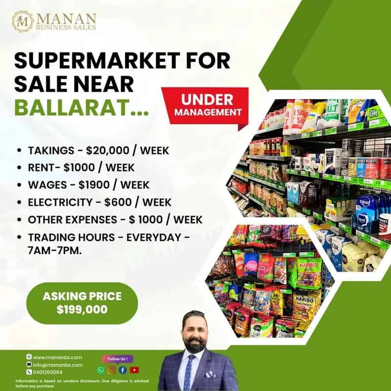 Supermarket for Sale in Ballarat with Strong Profitability and Growth Potential