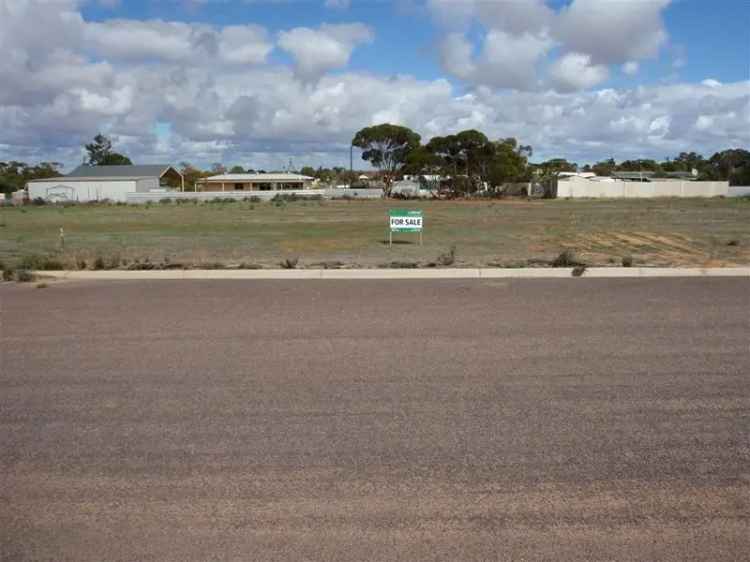 Buy Residential Land in Wudinna with 1248 m2 Block and Connections