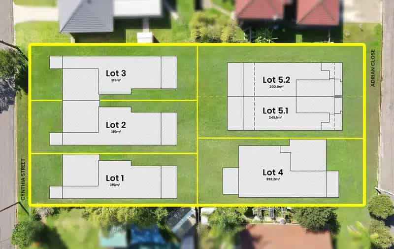 DA Approved Staged Subdivision land in Bateau Bay with 6 dwelling approval