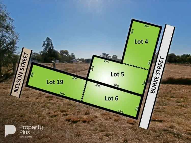 Loddon River Precinct Blocks 200m to River, General Store & Hotel