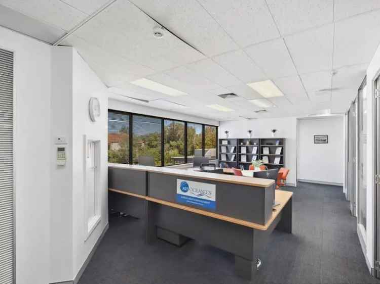 South Perth Office Suite 94sqm 4 Car Bays Modern Layout